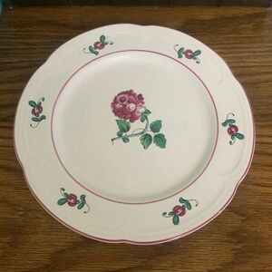 Tiffany any & co strasbourg flowers dessert plate 25